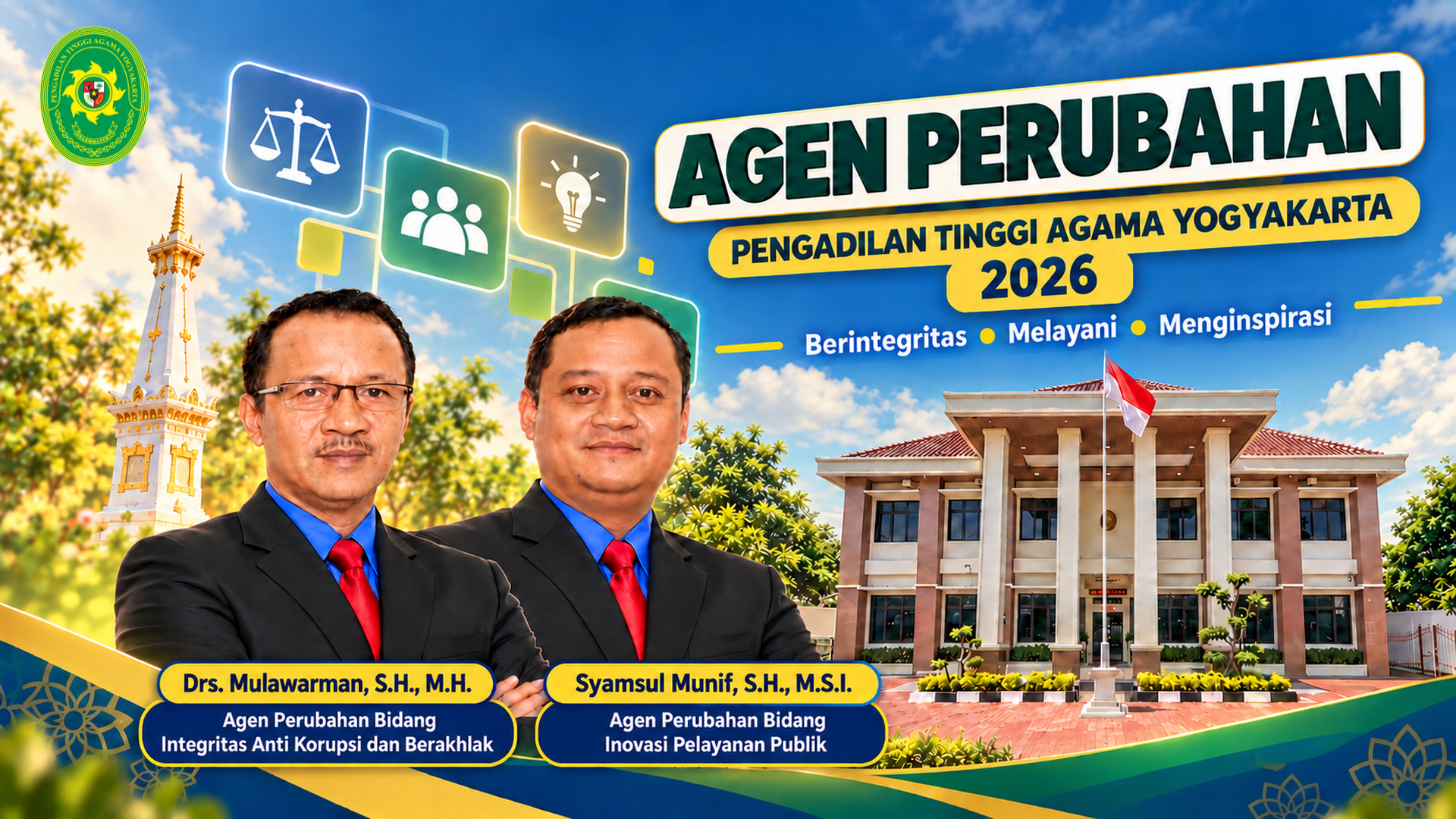 Agen Perubahan Pengadilan Tinggi Agama Yogyakarta Tahun 2026